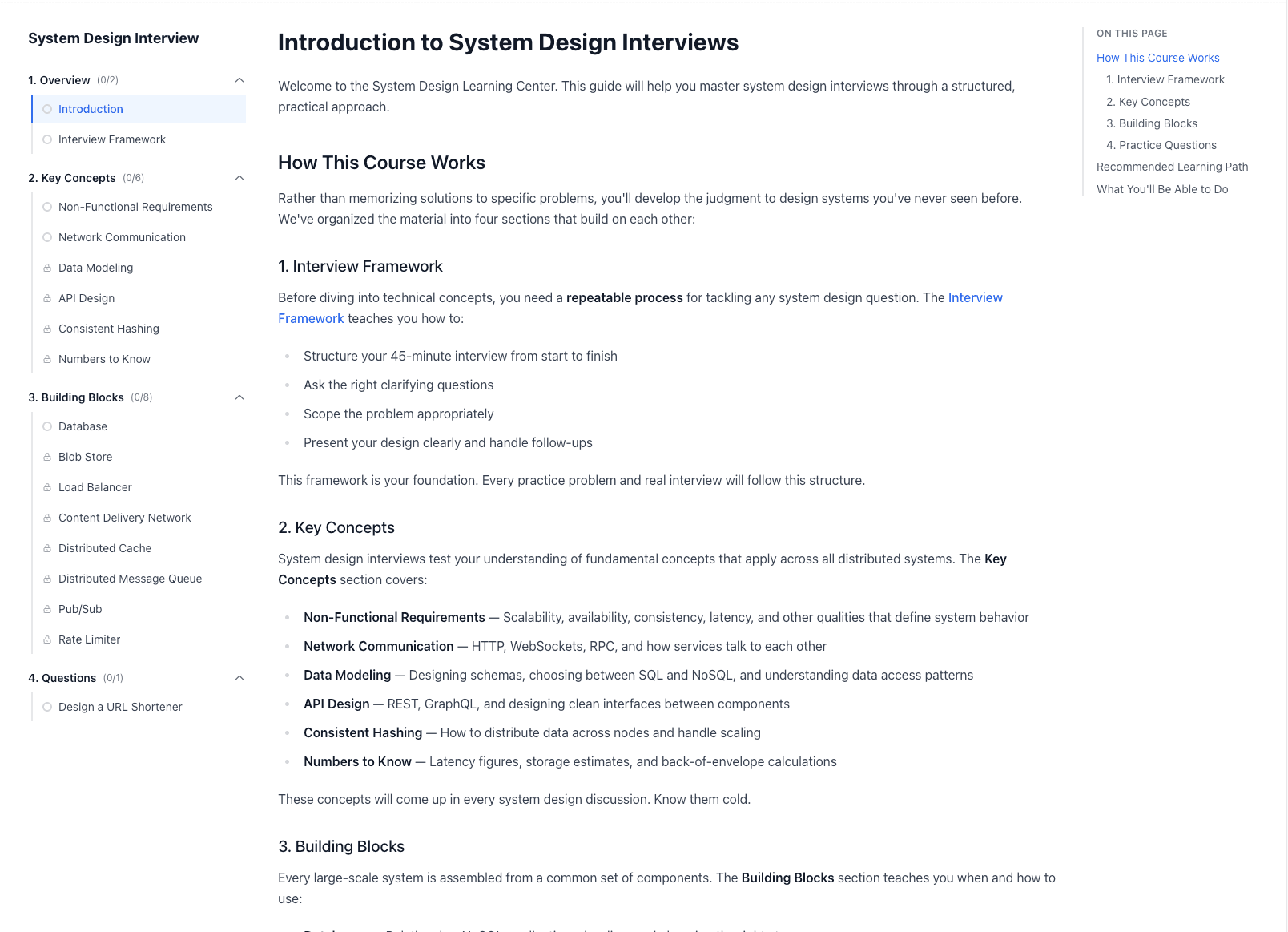 System Design Course